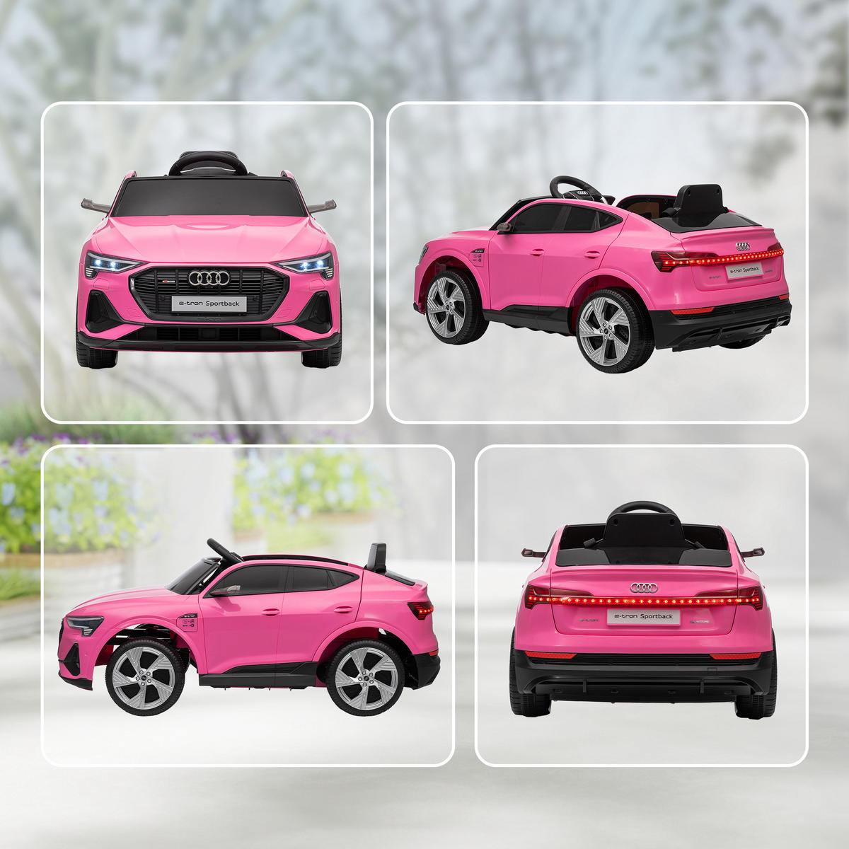 ELEKTRO-KINDERAUTO DE-13086 2,4G Fernbedienung Rosa - Pink, Kunststoff (108/60/47cm) - ComfortXL
