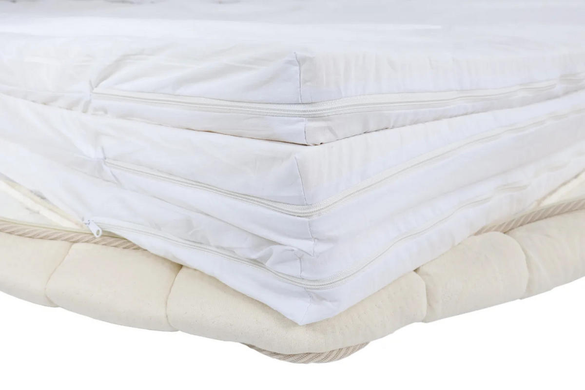 MATRATZE Natura Latex Weiß 80x200 cm H2 - Weiß, Naturmaterialien/Textil (80/200cm) - Letti Moderni