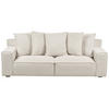 3-SITZER-SOFA cremeweiß mit Kissen Viskan - Weiß, Textil (200/67/82cm) - Beliani