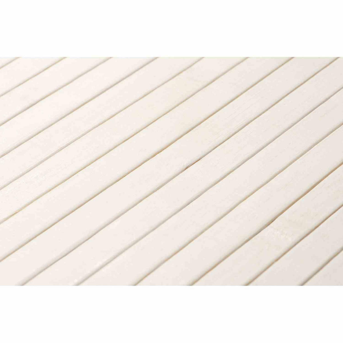 WÄSCHEKORB MIT DECKEL BAMBOO - Weiß, Naturmaterialien (52/60/32cm) - WohnDirect