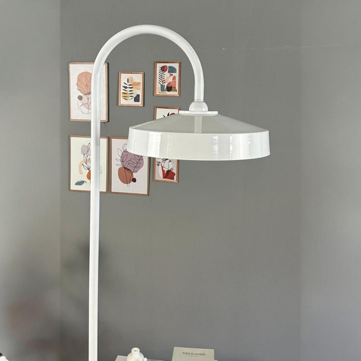 STEHLAMPE Cirva 170 Cm - Weiß, Metall (30/30/170cm) - Bamyum