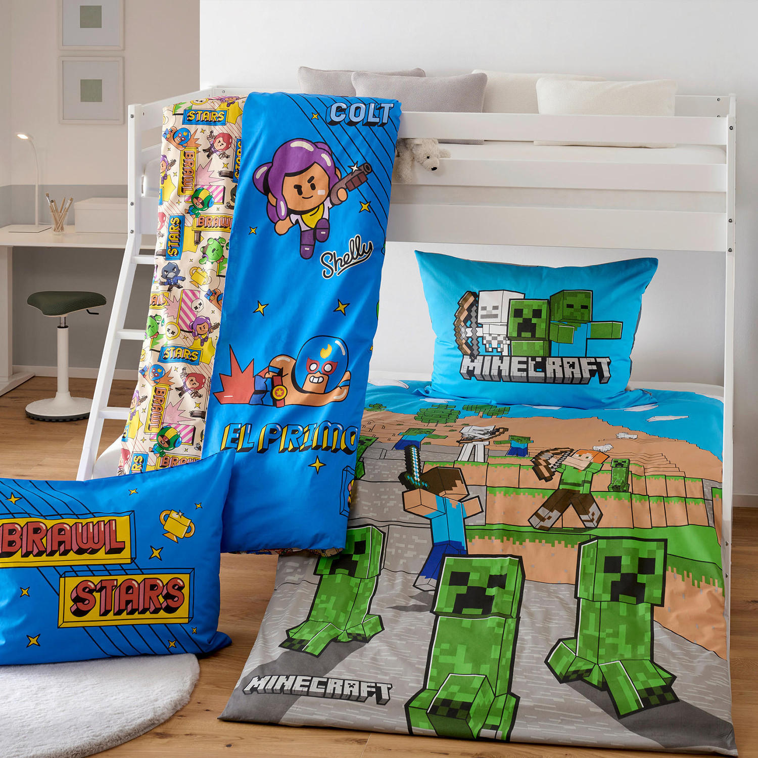 Minecraft posteljnina