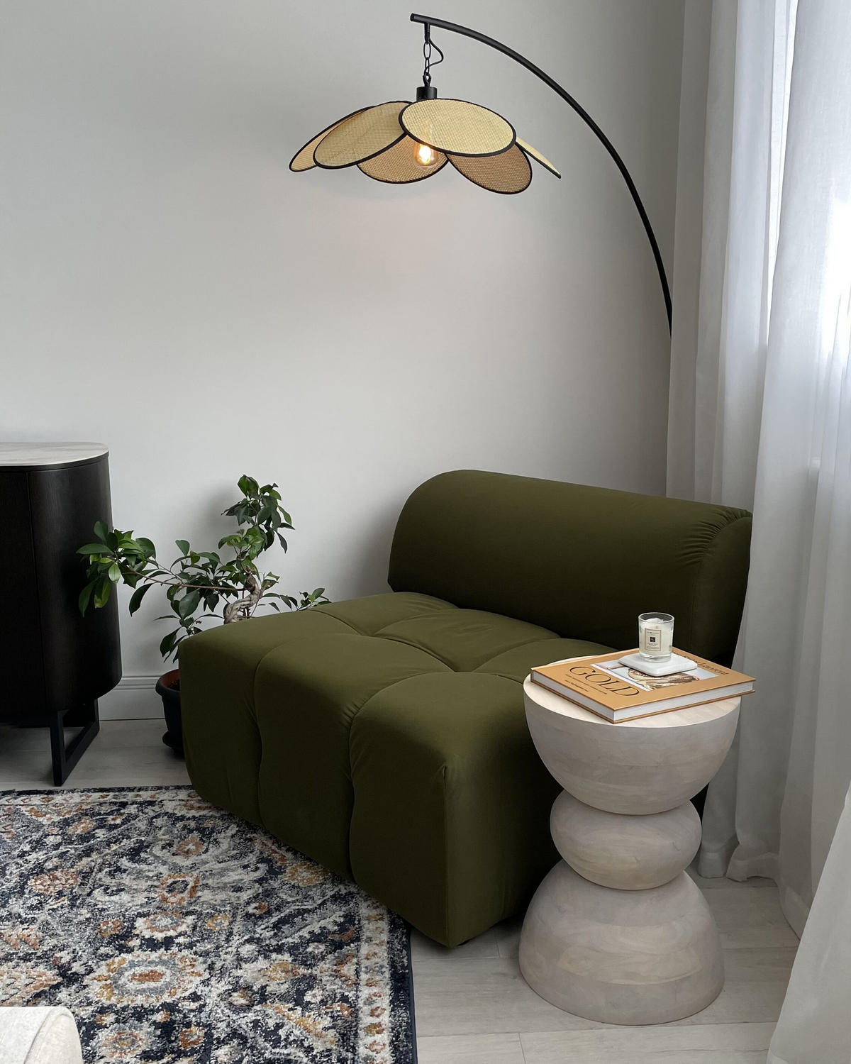 LAMPĂ DE PODEA Merrica 60/120/170 cm - negru, metal (60/120/170cm) - Beliani