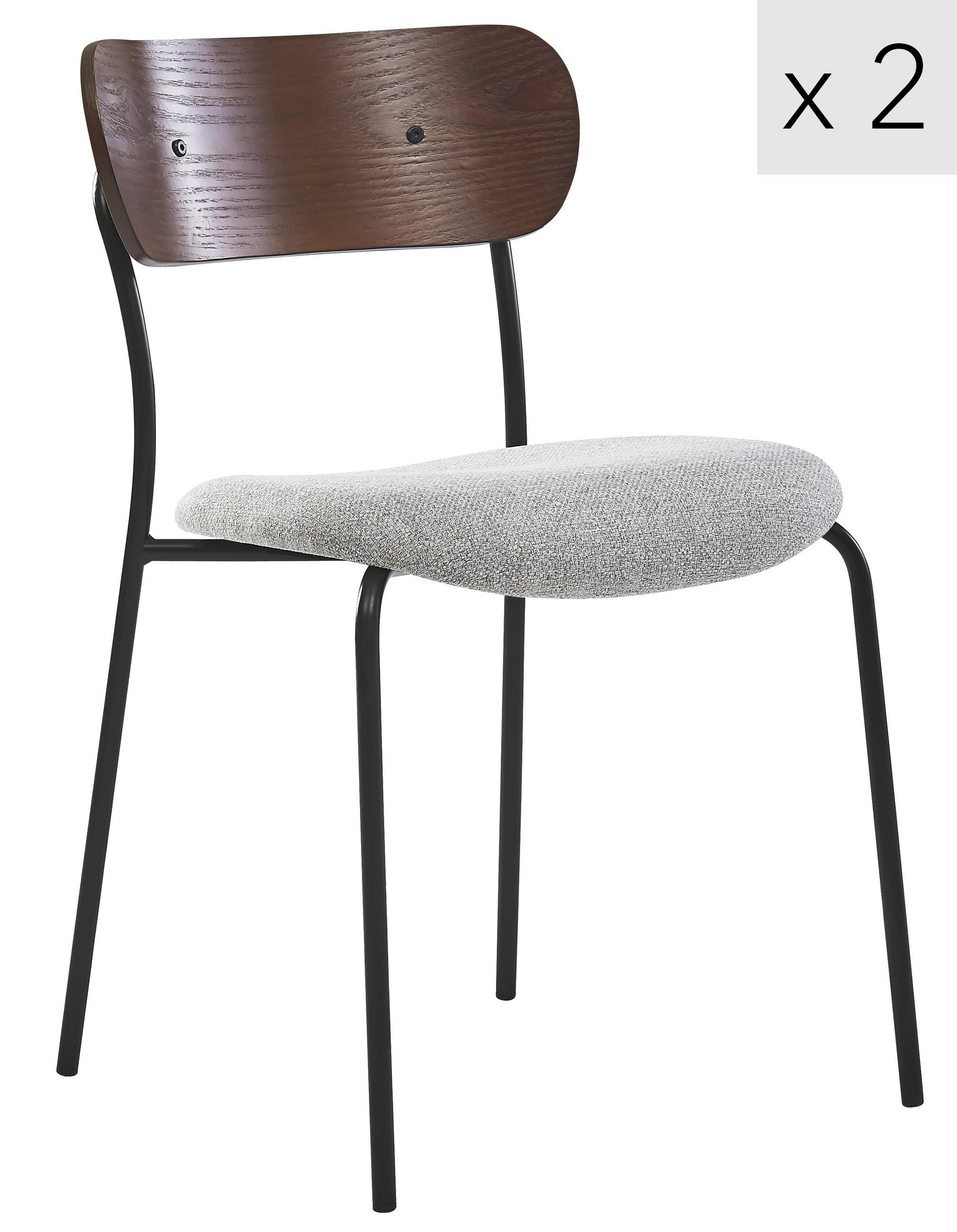 Nordlys Stuhl Grau 51.5x79x50.5 cm
