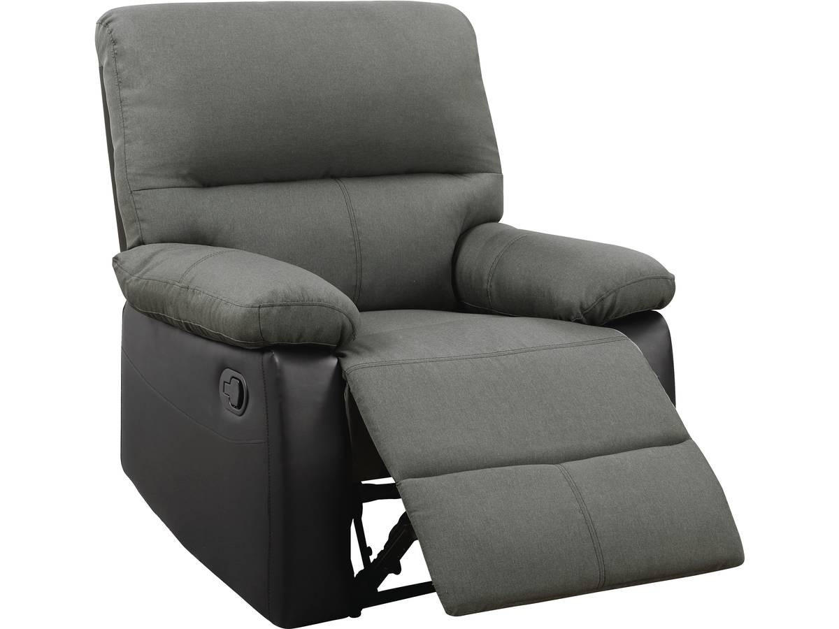 RELAXSESSEL Lincoln Schwarz/Dunkelgrau - Dunkelgrau/Schwarz, Kunststoff/Textil (90/103/89cm) - Habitat Garten