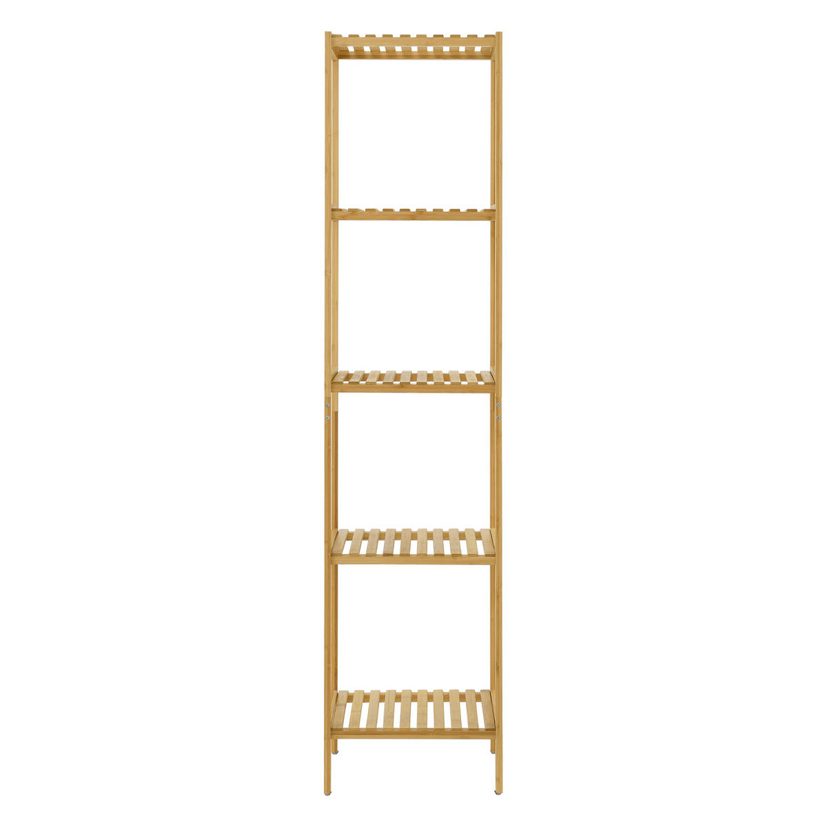 BADEZIMMERREGAL Lierne - Naturfarben, Holz (33/140/33cm) - [en.casa]