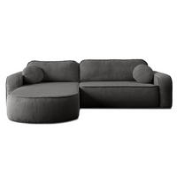 ECKSOFA VENUS mit Schlaffunktion und Bettkasten, Poso 34 - Dunkelgrau, Textil (275/178cm) - Lookway
