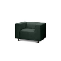 SESSEL July Grün 95 × 80 × 57 cm - Grün, Textil (95/57/80cm) - Pillovely