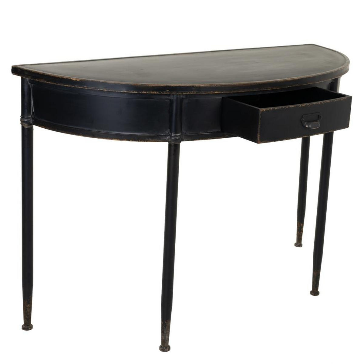 KONSOLE aus Metal 120x44x80 cm - Schwarz, Metall (44/120/80cm) - Wanderlust