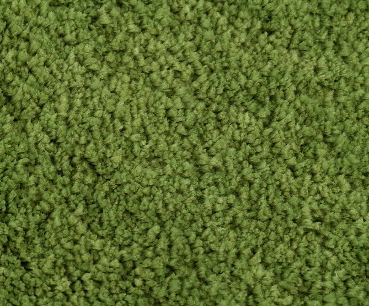 BADTEPPICH Deluxe DUNKELGRÜN 70X120CM - Dunkelgrün, Textil (120/70cm)