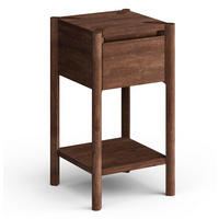 BEISTELLTISCH Campi Eiche Tabak 33 / 33 / 60cm - Eichefarben, Holz (33/33/60cm) - Feldmann-Wohnen