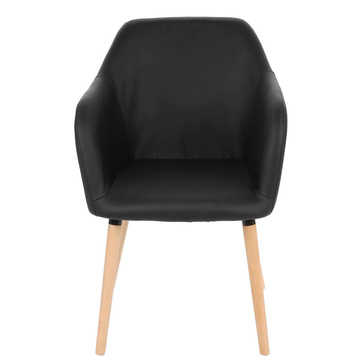 ESSZIMMERSTUHL Schwarz 6er-Set - Schwarz, Textil (58/88/64cm) - MCW