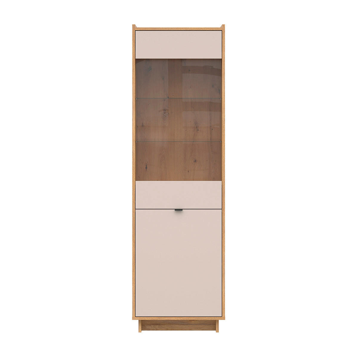 VITRINA Donna Kašmir - boje kašmira, drvni materijal (60.5/209/42cm) - Petits-meubles