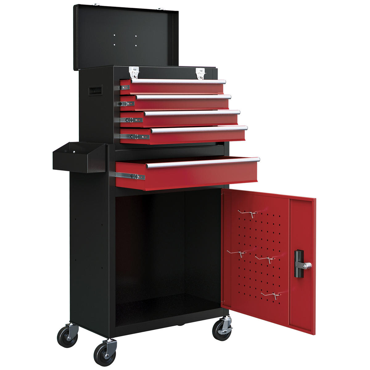 WERKZEUGSCHRANK DE-10572 Rot - Rot, Metall (28/102/60cm) - ComfortXL