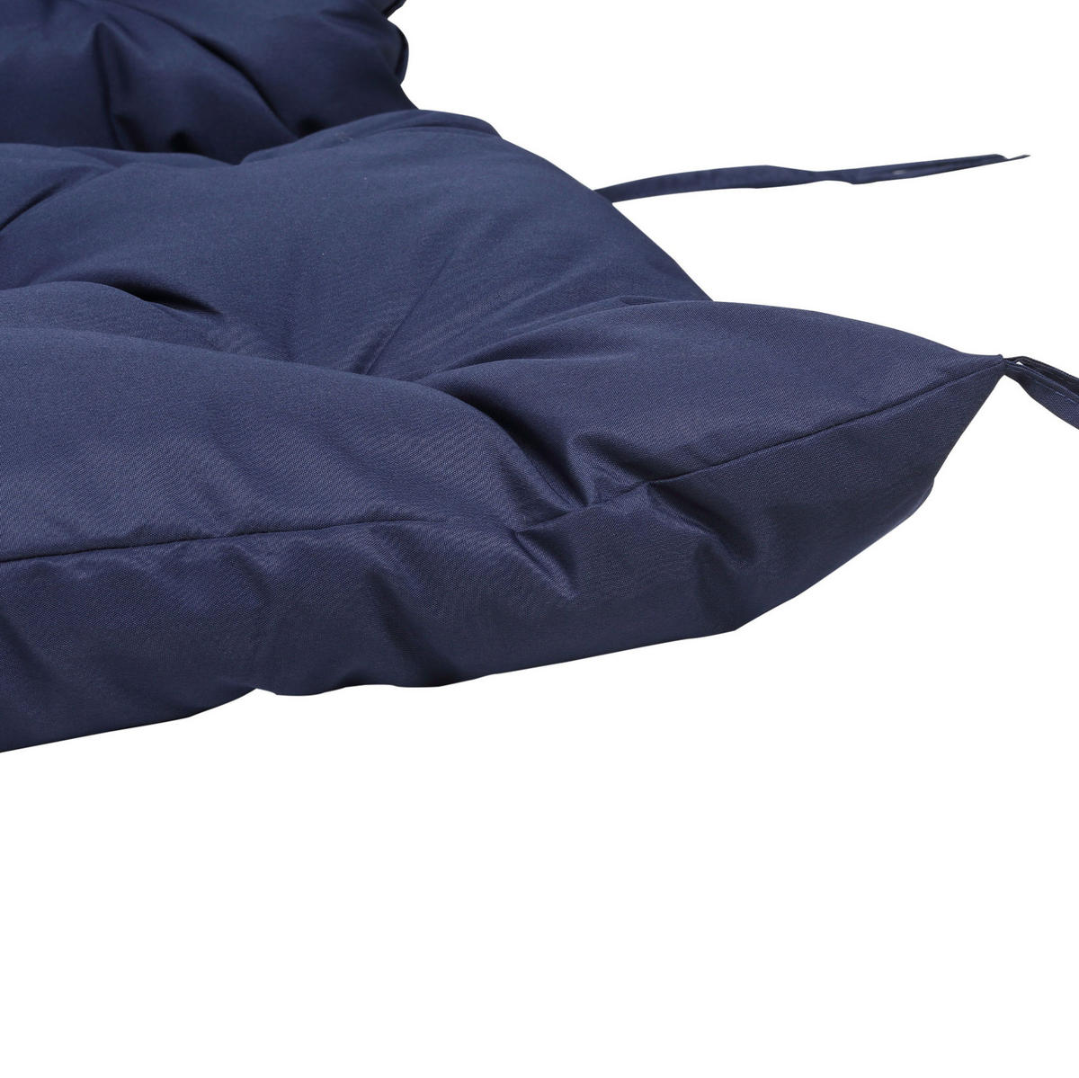 BANKAUFLAGE aus Polyester 150x98x8 cm in Blau mit 6 Bändern - Blau, Textil (98/8/150cm) - Modfu