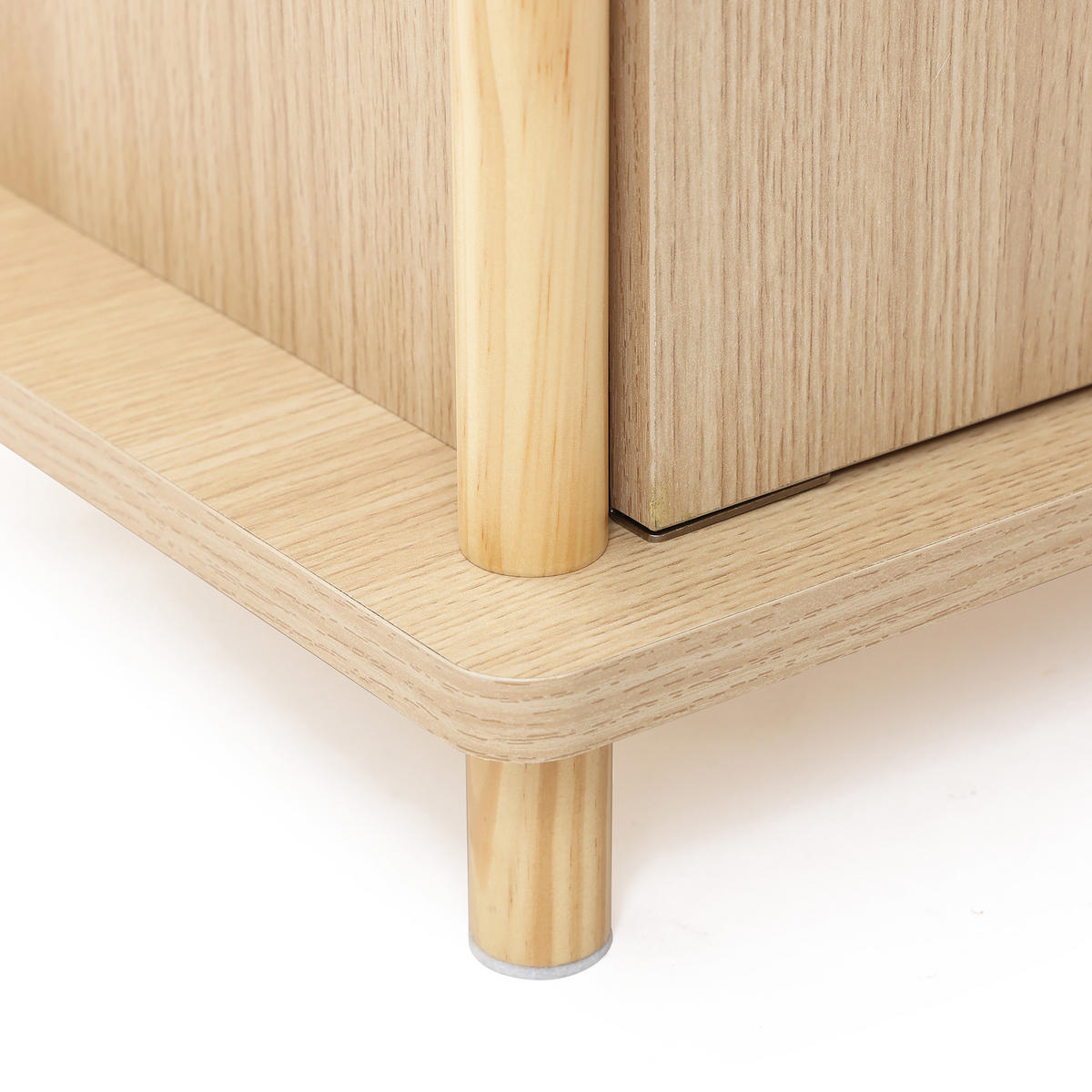 BÜCHERREGAL mit Stauraum und 2 Ablagen - Alteiche, Holz (35/77.5/60cm)