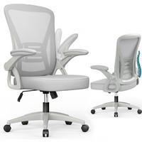 BÜROSTUHL Grau ergonomisch mit S-förmiger Rückenlehne - Grau, Metall (23/52/62cm) - Rattrix