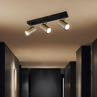 DECKENLEUCHTE Robby Metall Messing - Messingfarben, Metall (41/6/120cm) - Globo Lighting