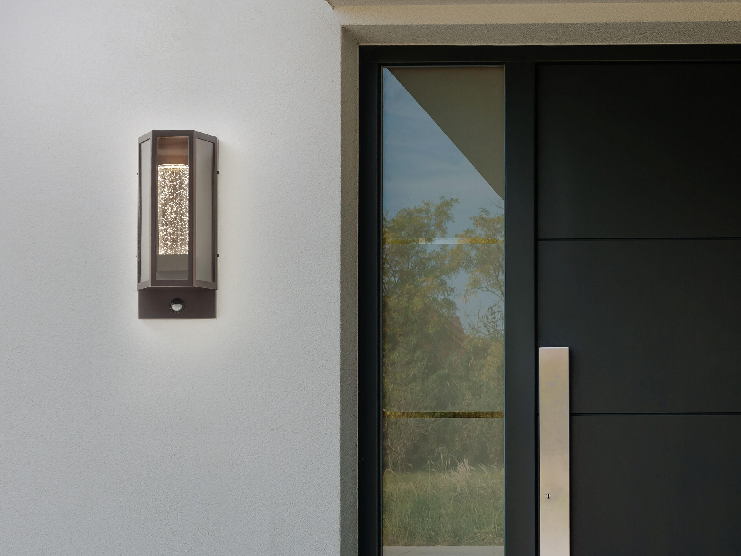 AUSSENWANDLEUCHTE Fruid 11/15/35 cm - Braun, Metall (11/15/35cm) - Beliani