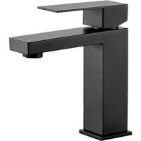 WASCHTISCHARMATUR Heißes Kaltes Wasser Mixer, Schwarz - Schwarz, Metall (16/17/5cm) - Kaket