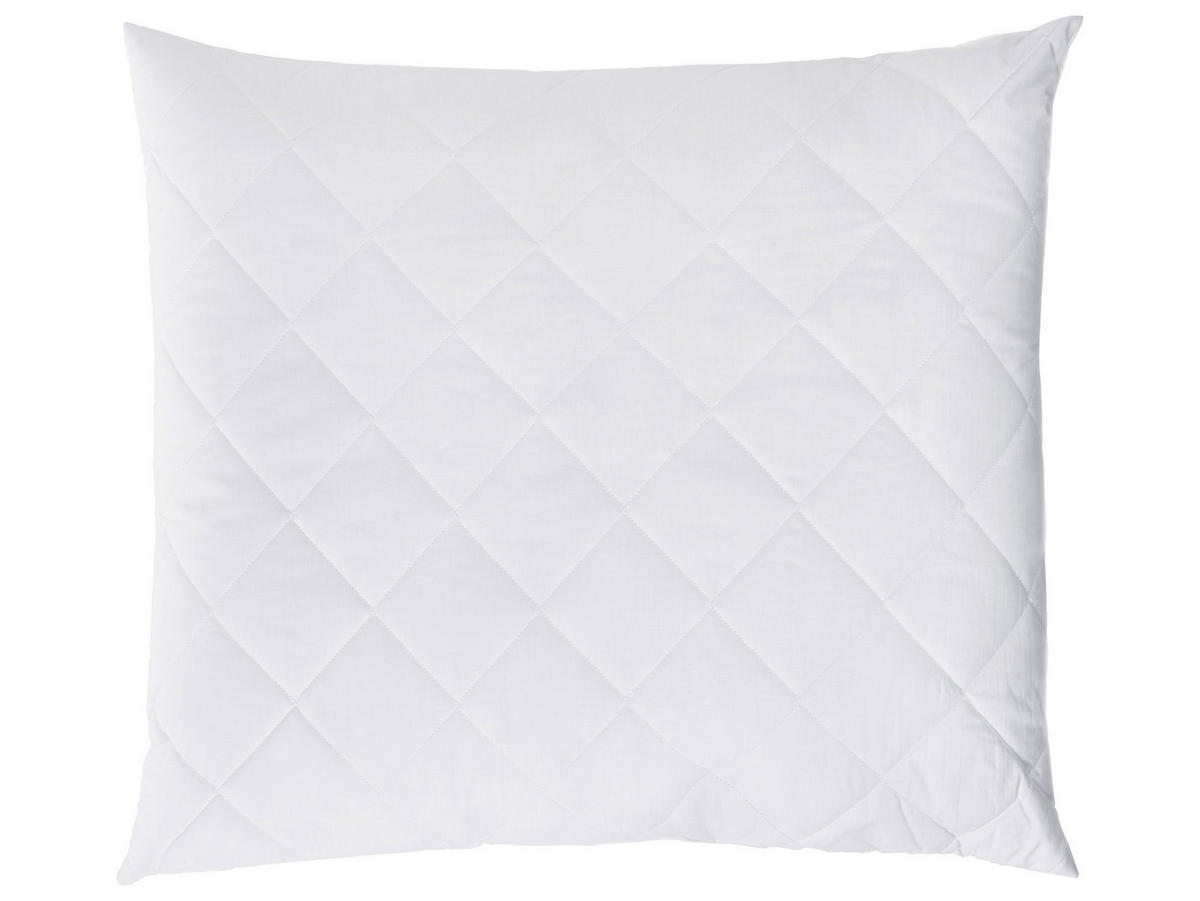 KISSEN, 70x80 cm, 50% Polyester, 50% Baumwolle, Weiß - Weiß, Textil (70/80cm) - Zollner