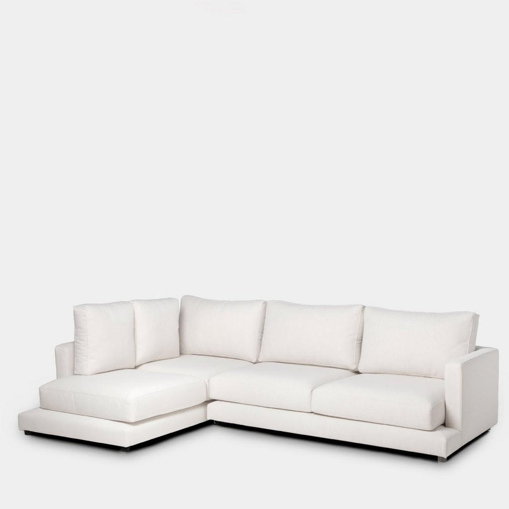 Thumbnail - Klast Home Sofa-Chaiselongue, Beige, Textil, 275x190 cm, Wohnzimmer, Sofas & Couches, Wohnlandschaften, Ecksofas