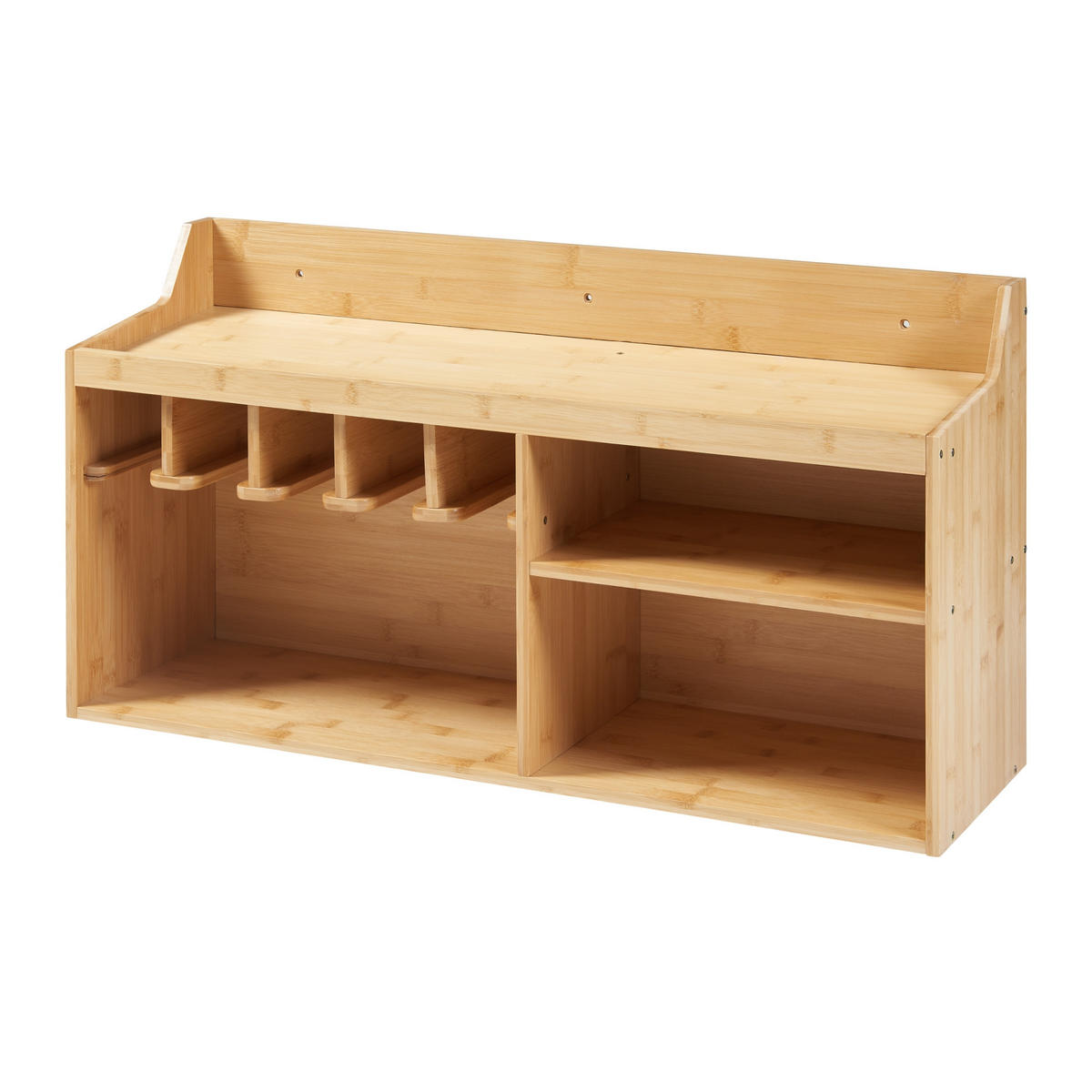 WERKZEUG-ORGANIZER Gjemnes - Naturfarben, Holz (86/45/25cm) - [en.casa]