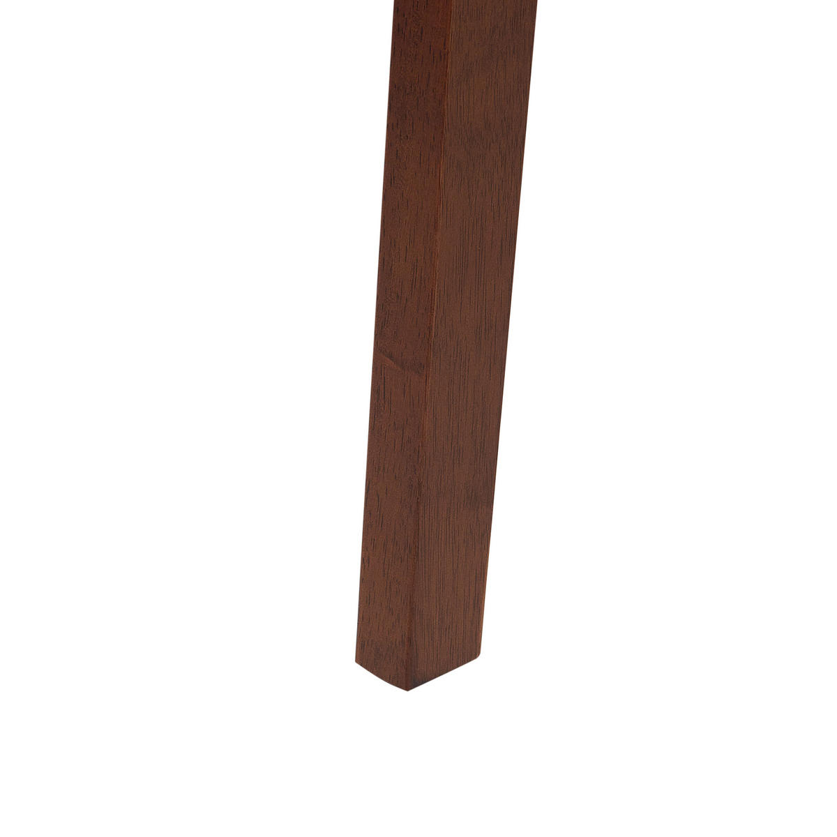 BARSTUHL 2er-Set Dunkelbraun/Beige Ambler - Beige, Holz (44/113/53cm) - Beliani