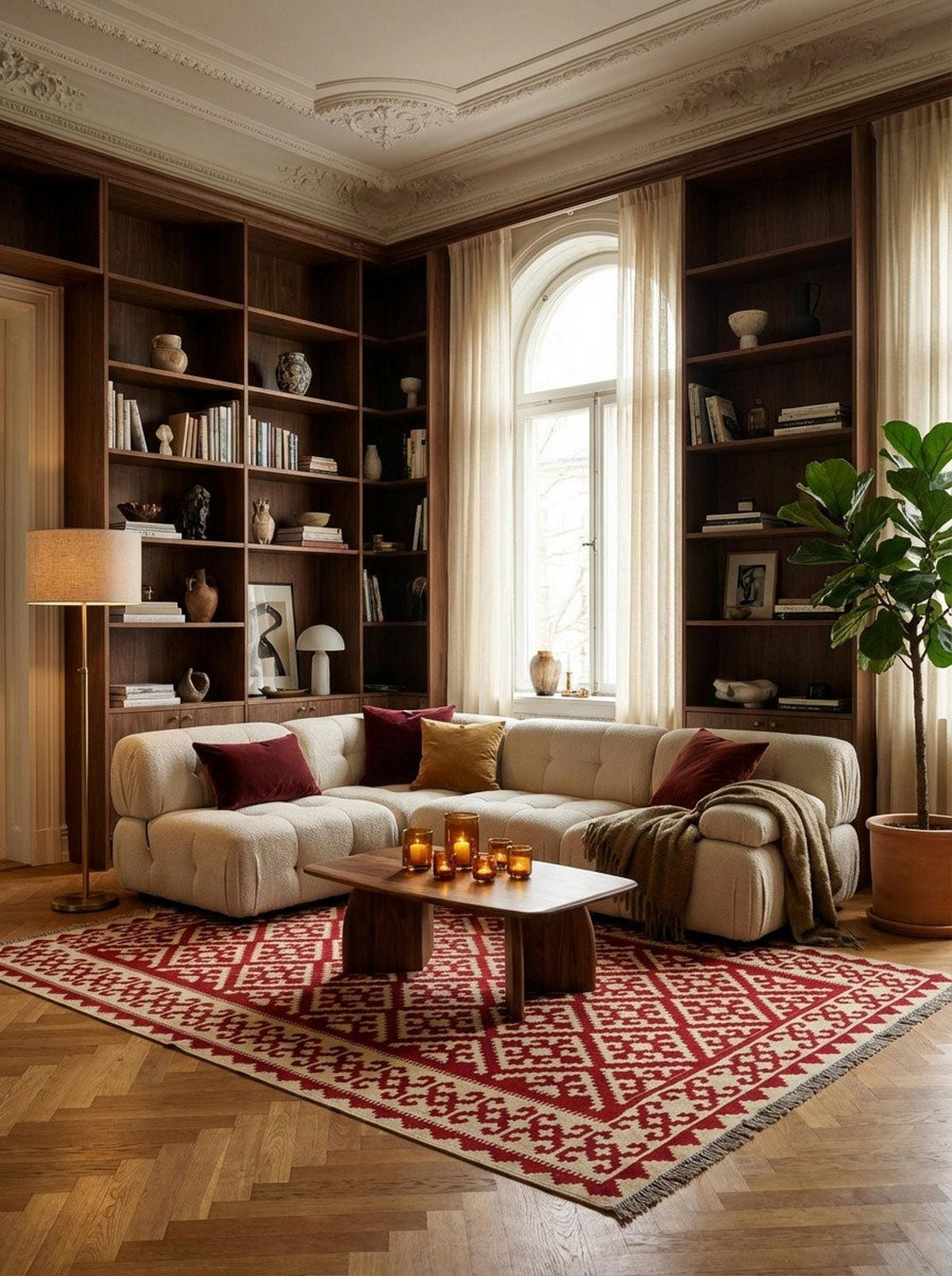 HANDWEBTEPPICH Gashgai Kelim Rot 253/185 cm Schurwolle - Rot, Textil (185/253cm) - Looma