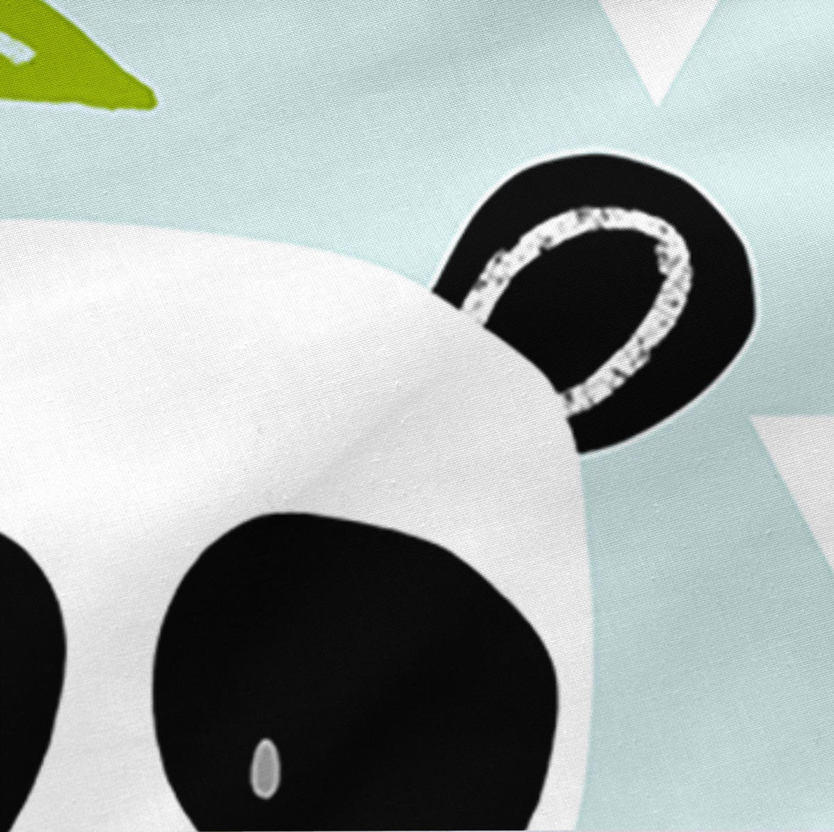 NORDIC-SACK panda garden blue 90x200 cm ohne füllung blau - Blau, Textil (90/200cm) - Happy Friday