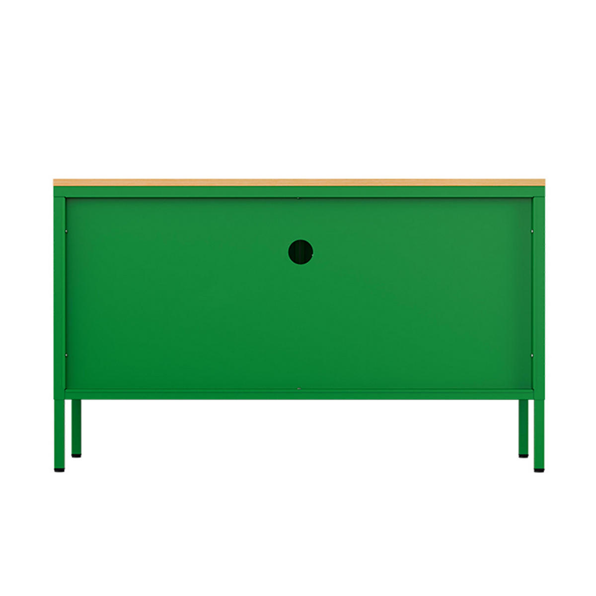 SIDEBOARD 100 cm, Grün - Grün, Metall (40/60/100cm) - Oviala