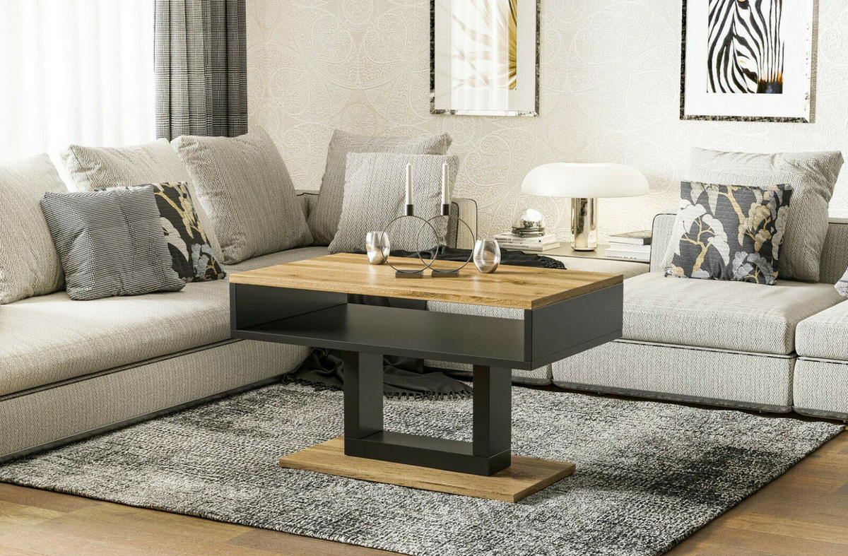 COUCHTISCH Tilo - Eiche Wotan, Holzwerkstoff (100/60/58cm) - Endo-Moebel