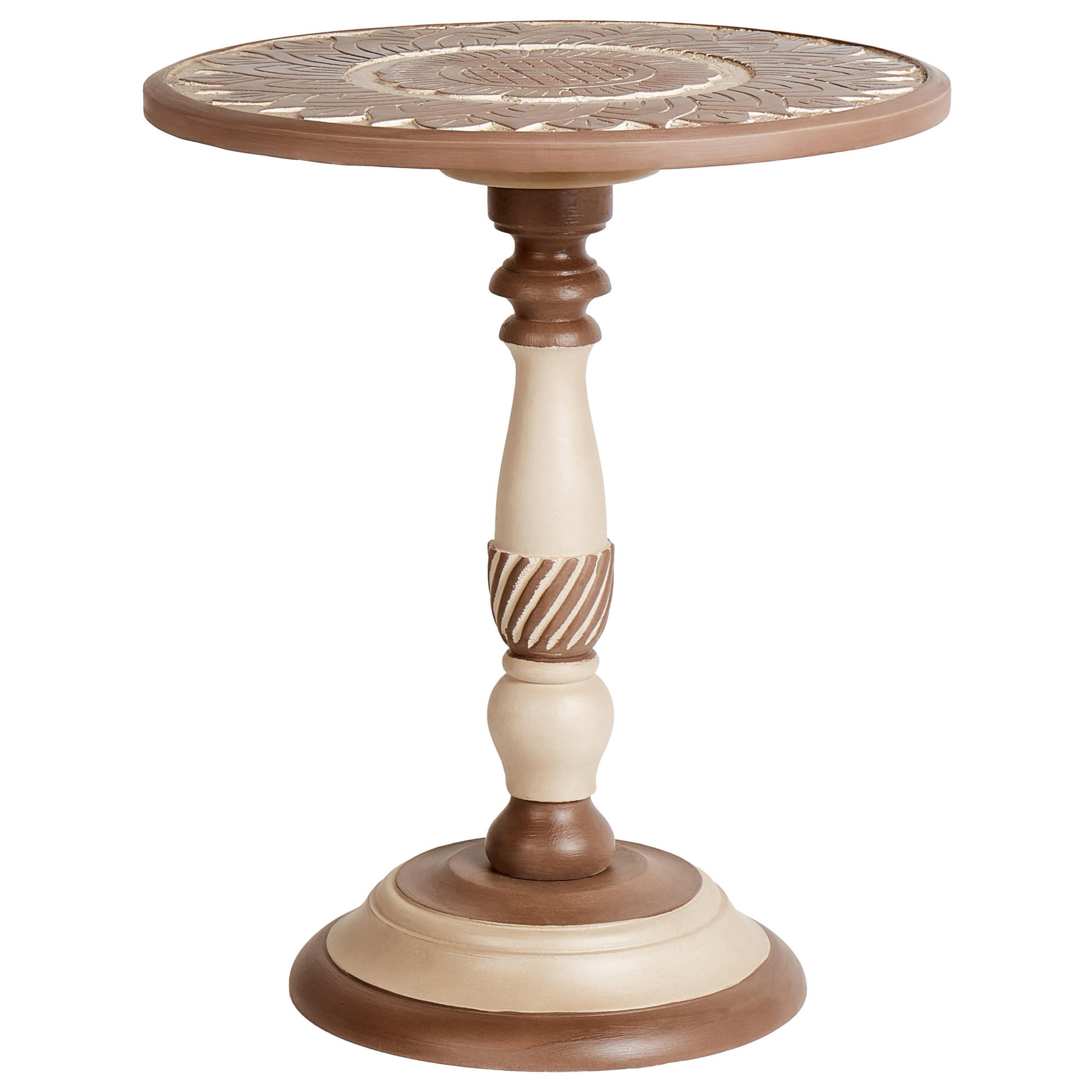 BEISTELLTISCH Mangoholz Braun Eulo - Braun, Holz (45/45/53cm) - Beliani