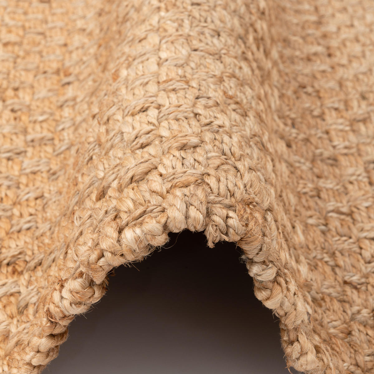 NATURFASER TEPPICH JUTE SALSA MIT FRANSEN - Beige, Textil (120/170cm) - Pergamon