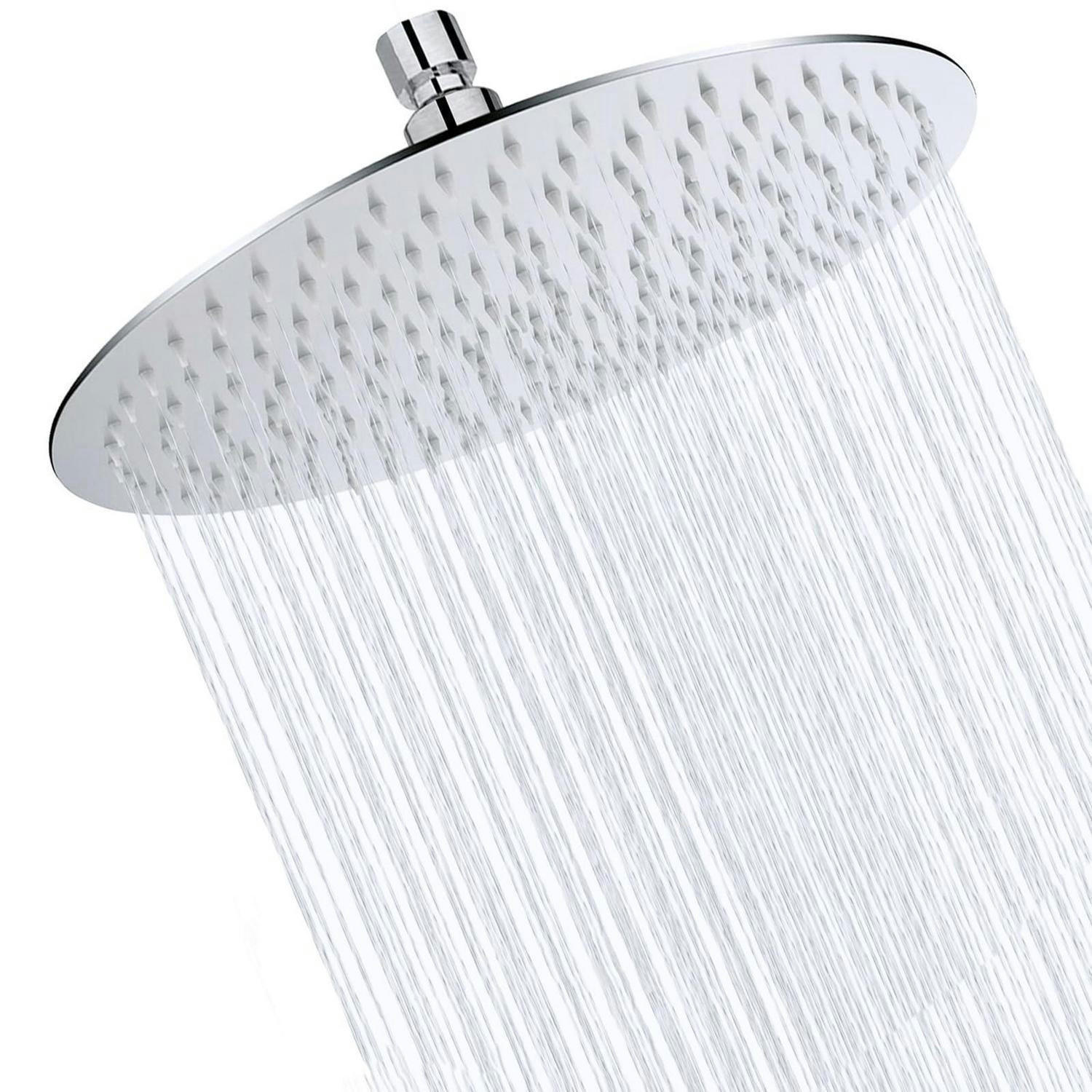 DUSCHKOPF Regendusche 25 cm Edelstahl Chrom - Silberfarben, Metall (25/12.7/25cm)
