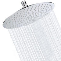 DUSCHKOPF Regendusche 25 cm Edelstahl Chrom - Silberfarben, Metall (25/12.7/25cm)