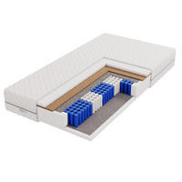 MATRATZE 100x200 Härtegrad H3 & H4 - 20 cm Taschenfederkernmatratze Bett Matratzen BASILA - Weiß, Kunststoff - ALTDECOR