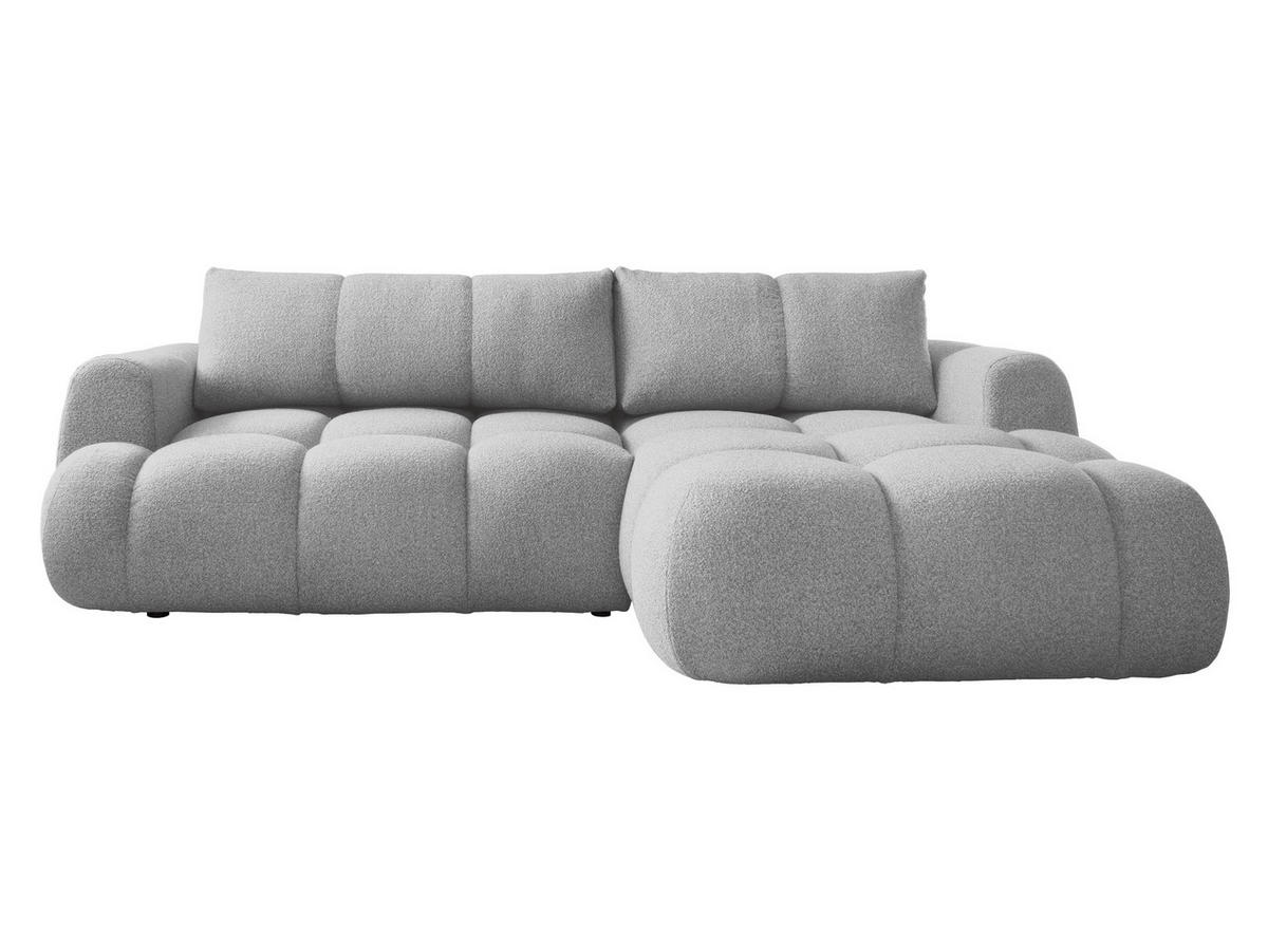 ECKSOFA Mitto, Seite: Rechts - Hellgrau/Schwarz, Holz/Kunststoff (270/173cm) - MIRJAN24