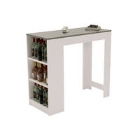 BARTISCH Dunkelgrau 103/50.5/115cm - Dunkelgrau/Weiß, Holzwerkstoff (115/103/50.5cm) - CraftPAK