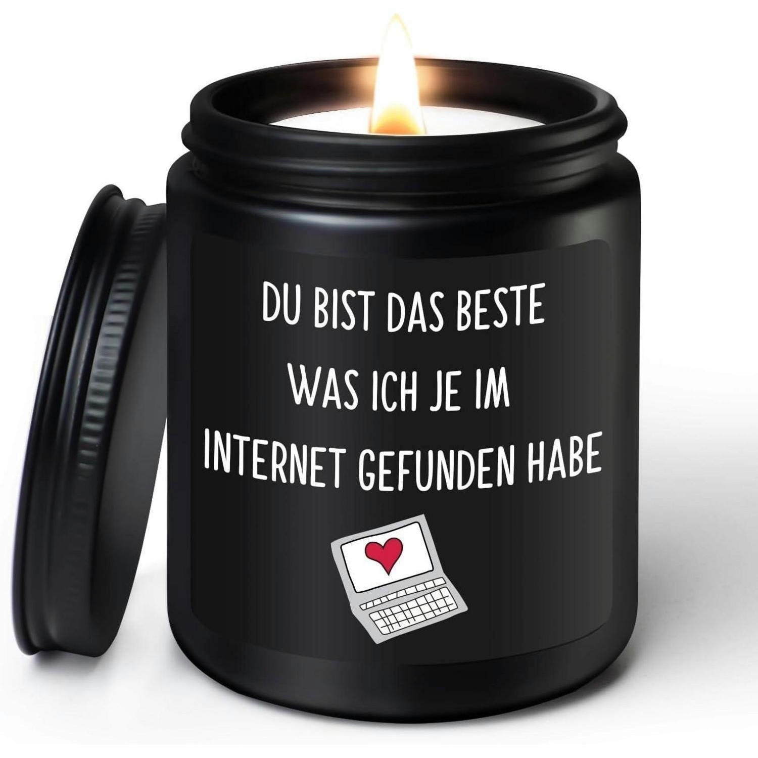 XXXLutz Duftkerze Schwarz 9 cm