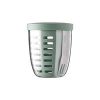 FRUITPOT Ellipse Nordic Sage 600 ml - Mintgrün, Kunststoff (10.7/12.7/10.7cm) - Mepal