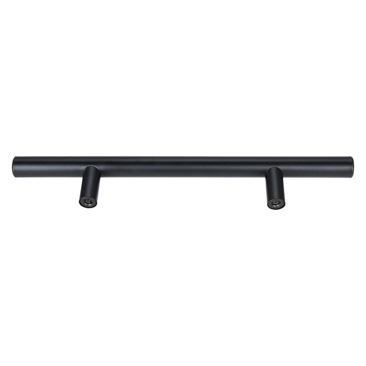 MÖBELGRIFFE 10er-Set aus rostfreiem Edelstahl Schwarz Vielseitig einsetzbar Einfache Montage Angenehme Haptik Pflegeleicht 200 mm - Schwarz, Metall (20/1/12.8cm) - Livingandhome