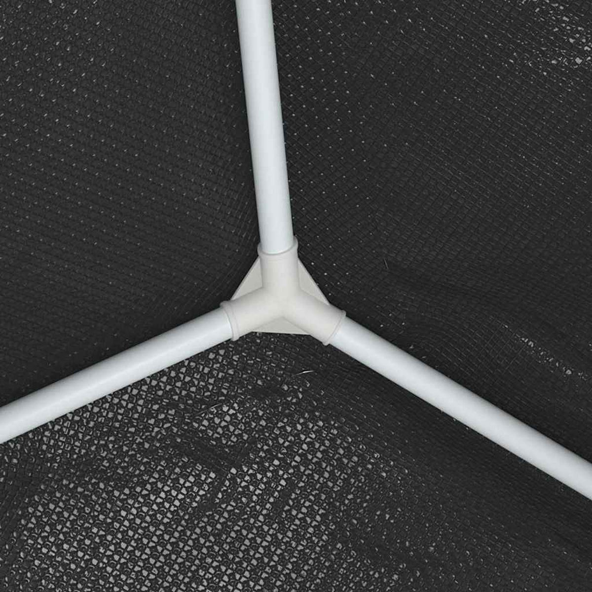 PROFI-PARTYZELT 4/6 M Anthrazit 90 G/M² - Anthrazit, Kunststoff (400/275/600cm) - vidaXL