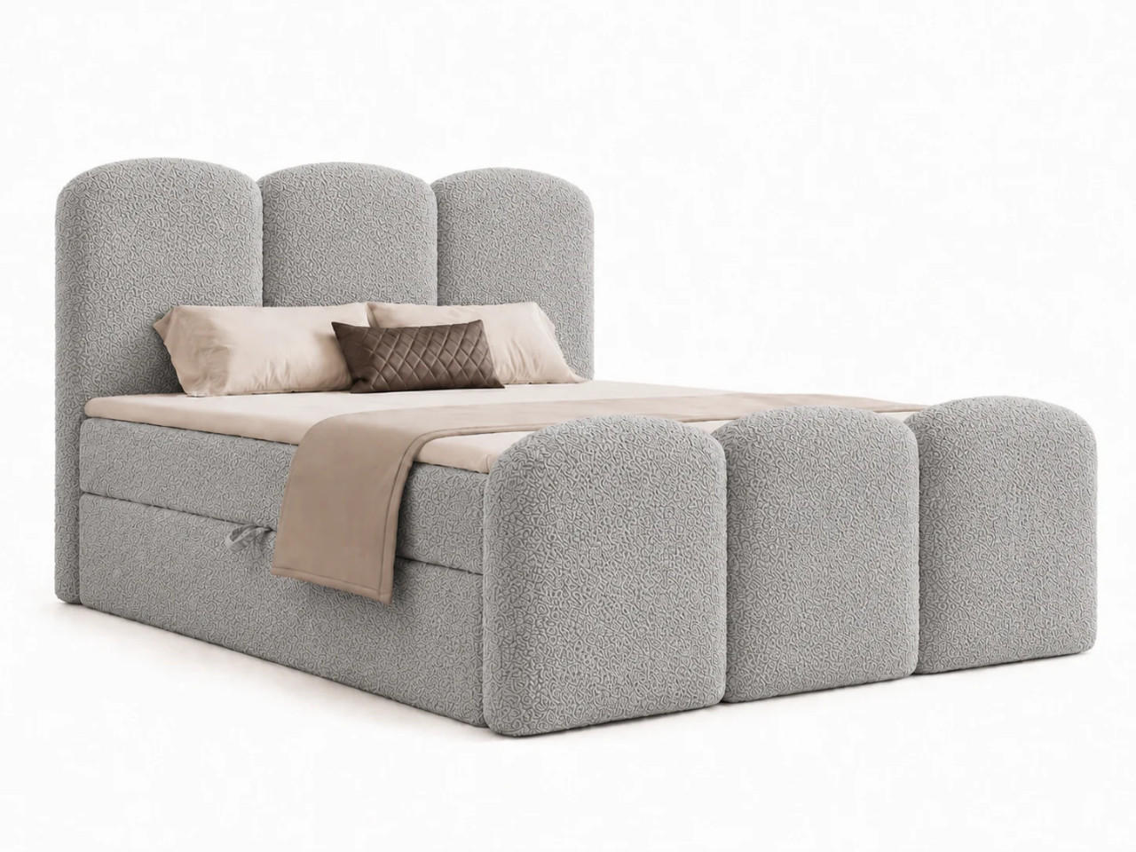Emlar Home Boxbett Grau 200x200 cm