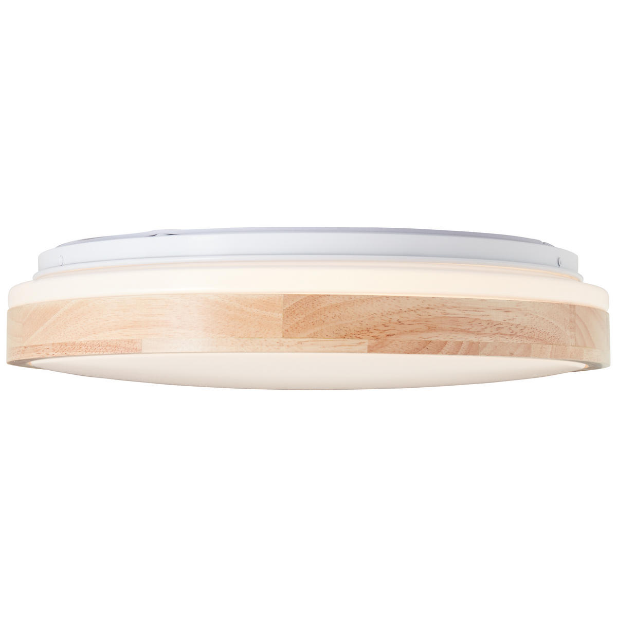 DECKENLEUCHTE Brodsky G99790/75 - Weiß, Holz (39/39/9cm) - Brilliant