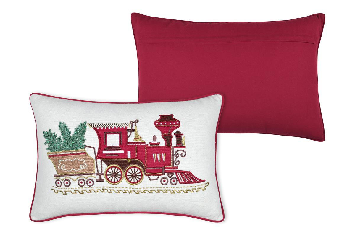 WEIHNACHTSKISSEN Print 35/55 cm - Multicolor, Naturmaterialen (55/35cm)