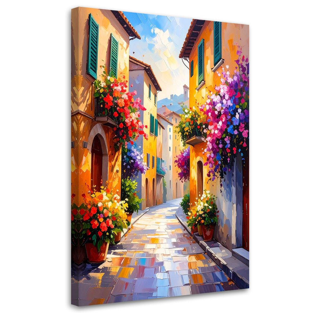 LEINWANDBILD Städte & Architektur 80x120cm - Multicolor, Textil (80/120cm) - Feeby