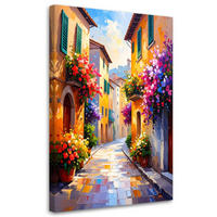 LEINWANDBILD Städte & Architektur 80x120cm - Multicolor, Textil (80/120cm) - Feeby