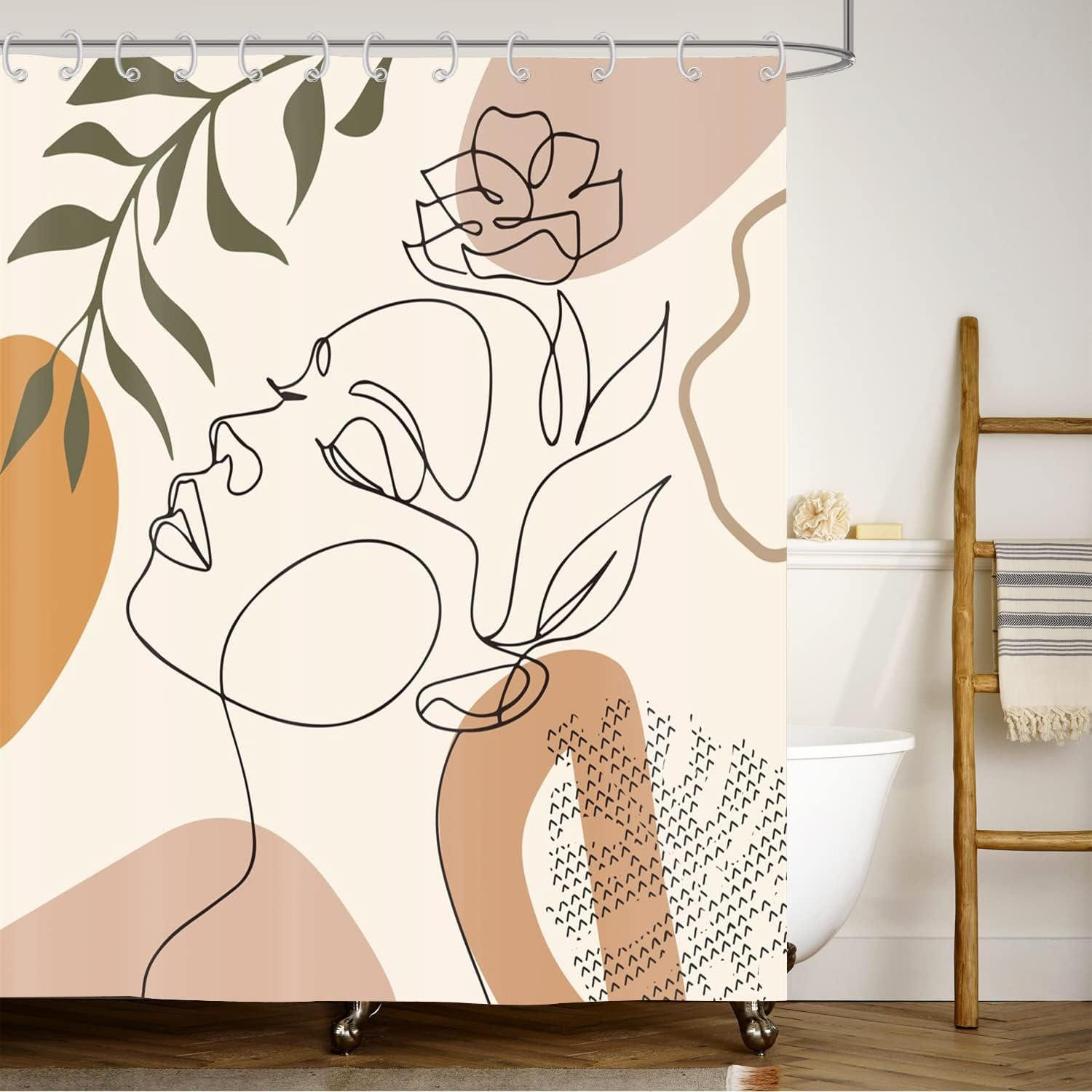 Mcboson Duschvorhang Mehrfarbig 180x90 cm