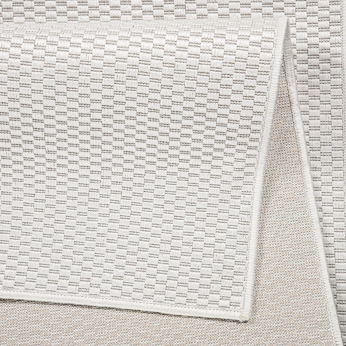 OUTDOORTEPPICH 120/120 cm Venedig 165 - Beige, Kunststoff (120/120cm) - Paco Home